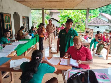 Kegiatan posyandu & Pemberian Makanan Tambahan di Banjar Dinas Lebah Mantung, Desa Pangkungparuk